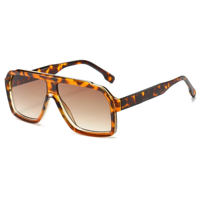 Square Sunglasses Women Double Color Frame Female Shades Brand Designer Men Gafas Luxury Sun Glasses UV400 Eyewear
