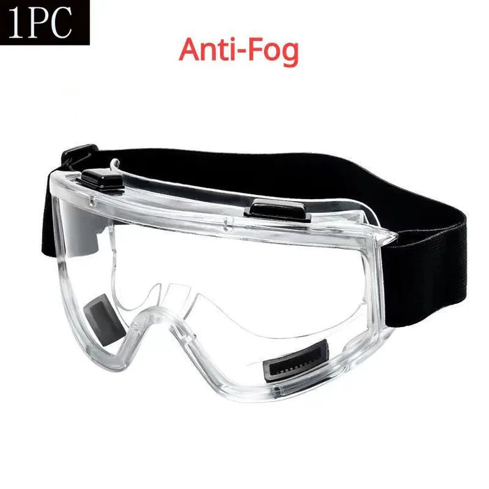 Clear Antifog Safety Goggles Anti Splash Windproof Protective Glasses for Industrial Work Lab Research Cycling Riding
