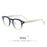 HBK Retro Oval Glasses Frames Transparent Lenses Men High Quality TR-90 Frame Glasses Women's Anti BlueLight Computer Glasses