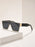 Lunettes de soleil carrées à grande monture Y2K pour hommes et femmes, monture en métal, branches larges, verres de couleur unie, lunettes de soleil tendance hip-hop