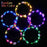10-300Pcs LED Flower Crowns Light Up Headbands Glowing Flower Crown Garland Glow in the Dark Headband for Wedding Party favors