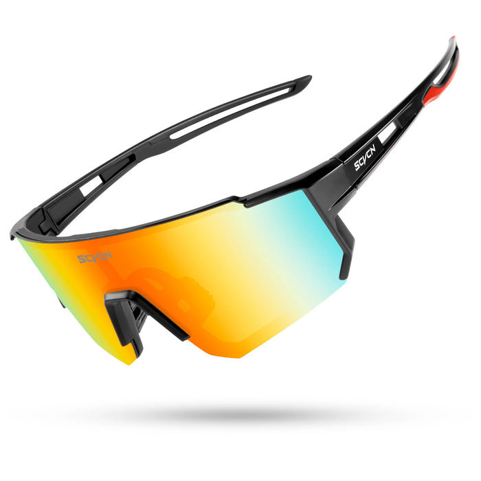 SCVCN Fashion Outdoor Cycling Sunglasses Men MTB Bike Glasses Sports Hiking Mountain Women Bicycle Cycling UV400 Goggles