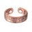 Trendy Punk Magnetic Therapy Pure Copper Rings for Women Men Anti Snoring Ring Power Slimming Health Care Jewelry