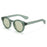 Clear Lens Candy Color Sand Frame Round Sunglasses Women Men Punk Shades UV400 Retro Rivets Decoration Trending Sun Glasses