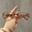 7 Pairs of Retro Colored Flower Anti Blue Light Reading Glasses, Home and Outdoor Multi Scene Elderly Glasses