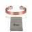 Pure Copper Bracelets for Men Women Adjustable Cuff Stripe Magnetic Bangles Arthritis Health High Magnet Solid Copper Jewelry