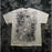MMA ELITE Cross Skull Print Green Y2K T Shirt Men Loose Fit Streetwear Graphic Tee Oversized Glow Dark Party Ins Popularity Tops