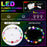 20-120Pcs Flower Crown Headbands Glow Sticks Bulk Party Pack for Wedding Beach Birthday Party Favors Rave Accessories
