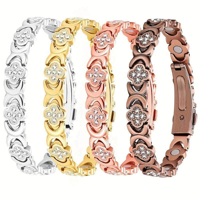 Lucky  Magnetic Therapy Bracelet for Women; Adjustable Copper Bracelet; Give Recent Jewelry Gifts To Lovers, Mothers And Sisters