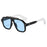 New Retro Leopard Square Frame Women Sunglasses Y2K Luxury Brand Personality Rivet Frame Design Outdoor Punk Men Glasses UV400