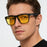 VIVIBEE Night Vision Glasses Yellow Polarized UV400 Men Square Driving Goggles Sports Women Anti Glare Car Eyepieces