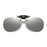 VIVIBEE Rimless Pilot Flip Up Clip on Sunglasses Oversized Men Polarized Clips Aviation Big Size Driving Women UV400 Glasses