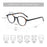 ZENOTTIC Retro Small Round Prescription Eyeglasses Women Men Anti Blue Light Progressive Glasses Photochromic Optical Eyewear