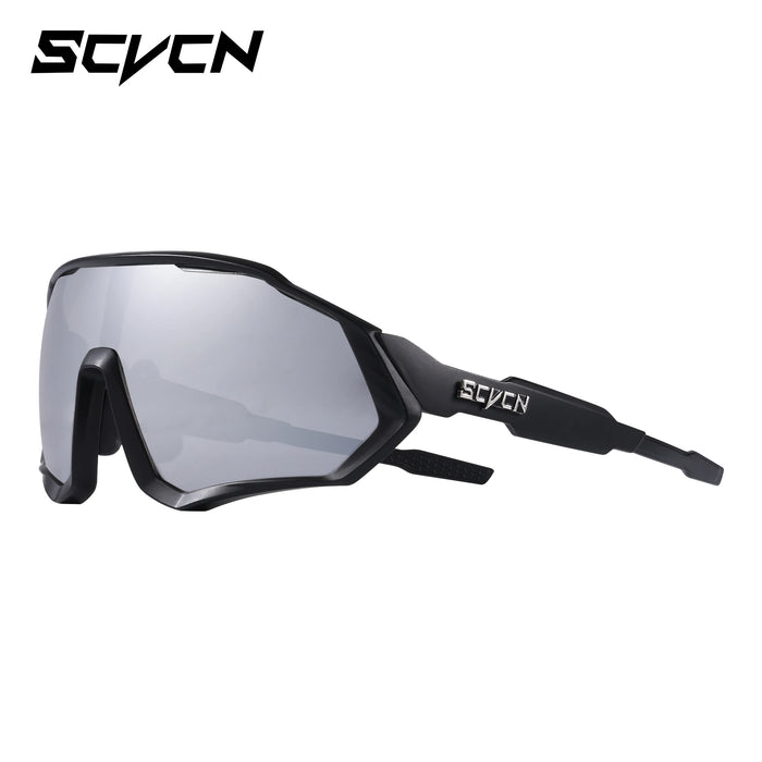 SCVCN Photochromic Cycling Sunglasses Outdoor Sports Running Drving Glasses Road MTB Bicycle Goggles  UV400 Safety Bike Eyewear