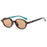 Vintage Oval Frame Sunglasses Fashion Retro Sun Glasses Brand Design UV400 Shades Eyewear Women Goggles Female