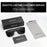 ZENOTTIC Lunettes de soleil polarisées tendance pour femmes et hommes, monture légère en TR90, protection UV400, lunettes de soleil carrées