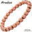 ARADOO Pure Copper Beaded Bracelet for Women Men Jewelry Gifts