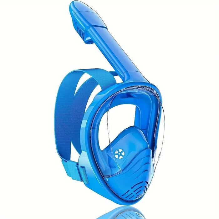 Easy to Wear Foldable Snorkeling Mask Anti Fog Anti Leak Full Face Snorkel Mask Soft Silicone Diving Mask Snorkeling
