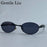 Vintage Small Frame Oval Sunglasses Women 2026 Luxury Trendy Steampunk Metal Sun Glasses For Lady Classic Outdoor UV400 Shades