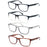 Oversized Reading Glasses Men Big Head Readers Women XL Eyeglasses Wide Square Large Read Glasses With Spring Hinge Clear Vision