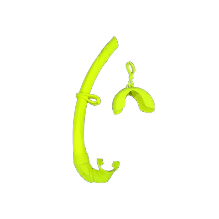 Free Full Silicone Snorkel Can Be Folded Arc-Bite Soft Comfortable Swimming Snorkel