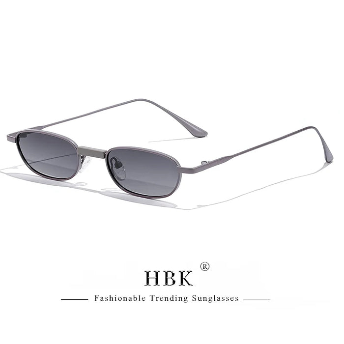 HBK New Retro Polarized Sunglasses Men Small Frame Tac Lenses Punk Sun Glasses Women Fishing Outdoor Party Eyeglasses