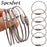5-20pc Llavero de alambre Cuerda Mosquetón Equipo de camping Cable de acero inoxidable Bucle Tornillo Anillo de bloqueo Llavero Hebilla캠핑용품 땡처리