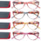 Cat's Eye Women's Anti-Blue Light Reading Glasses,, Floral Pattern Fashion Lightweight Frame, Diopter +0 ~ +4.5