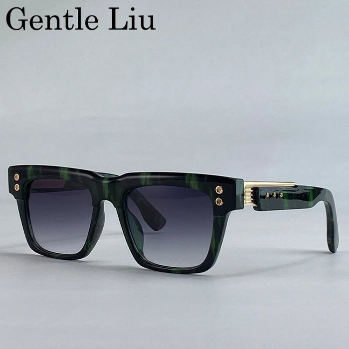 Classic Polarized Square Punk Sunglasses Men 2026 Luxury Brand Driving Change Color Sun Glasses For Male Steampunk Eyewear Shade