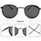 HBK Trendy and Avant-Garde Men's Polarized Sunglasses Personalized Design Fashionable Unisex UV400 Sun Glasses Ideal for Gifts