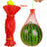 100 Pieces Heavy Duty Plastic Garden Protection Netting Non Electric for Vertical Planting Watermelon Melon Hammock with Straps