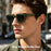 HBK New Fashion Small Frame Men Sunglasses Polygon Cupronickel Core Insert Leg Sun Glasses Outdoor Party Vacation Travel