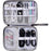 Electronics Organizer Bag Waterproof Carrying Pouch Travel Bag Universal Cable Organizer Electronics Storage Bag Accessories