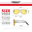 Gafas de visión nocturna VIVIBEE Pilot para conducir, lentes amarillas polarizadas UV400, gafas de aviador para hombre, lentes de sol de visión nocturna