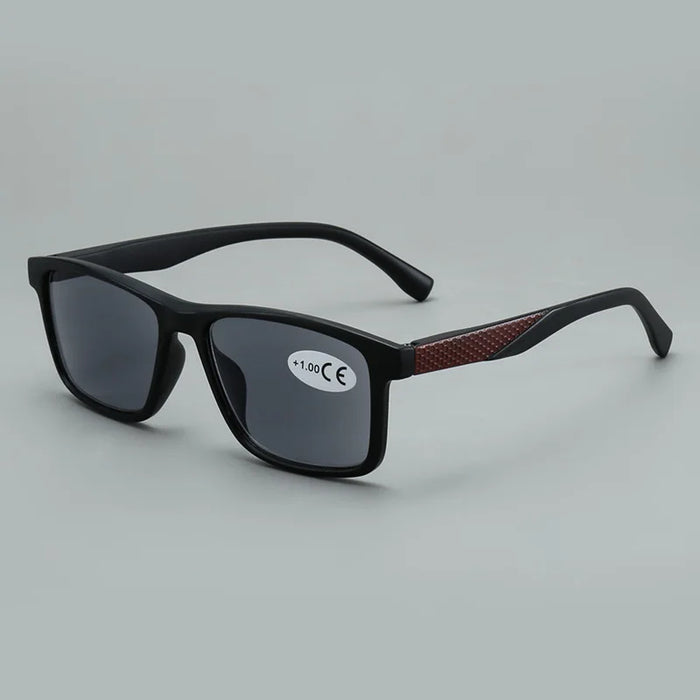 Men Square Frame Reading Sun Glasses Classic Anti UV Protection Presbyopic Eyeglasses Male 2025 New With Diopters +1.00 to +4.00