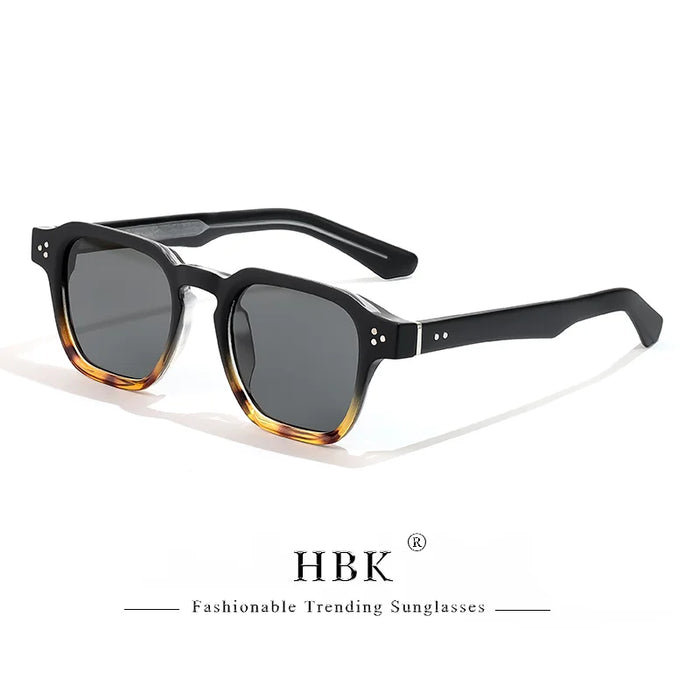 HBK Fashion Punk Sunglasses for Men Classic Square Sun Glasses Outdoor Sports Party Vacation Travel Driving Fishing Eyeglasses