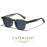 CATERSIDE Mode Hommes Lunettes de Soleil Petit Cadre Carré Design Personnalisé Lunettes de Soleil Femmes Voyage Fête Affaires Festival Cadeau