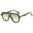 Lunettes de soleil pilote double pont femme, verres dégradés rétro, UV400, tendance, marque de designer homme, rivets