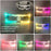 Cyberpunk LED Light Up Glasses Futuristic Luminous Unisex Eyewear Cool Glowing Glasses For Cosplay Bar Rave Club Halloween Party