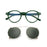 ZENOTTIC 2026 Fashion/Retro Clip On Sunglasses (Anti Blue Light Glasses+Polarized Clip)  for Men Women