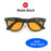 VIVIBEE Classic Square Gaming Blue Light Blocking Glasses Men Yellow Women Office Anti Light Eyeglasses Computer Filter Goggles