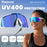 BUCKLOS Polarized Cycling Glasses UV400 Outdoor Sports Sunglasses Men Women MTB Cycling Goggles Road Bike Eyewear