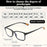 Lunettes de lecture VIOLA MAG à changement de couleur, style sportif, unisexes, carrées, adaptatives, à verres progressifs, protection UV An