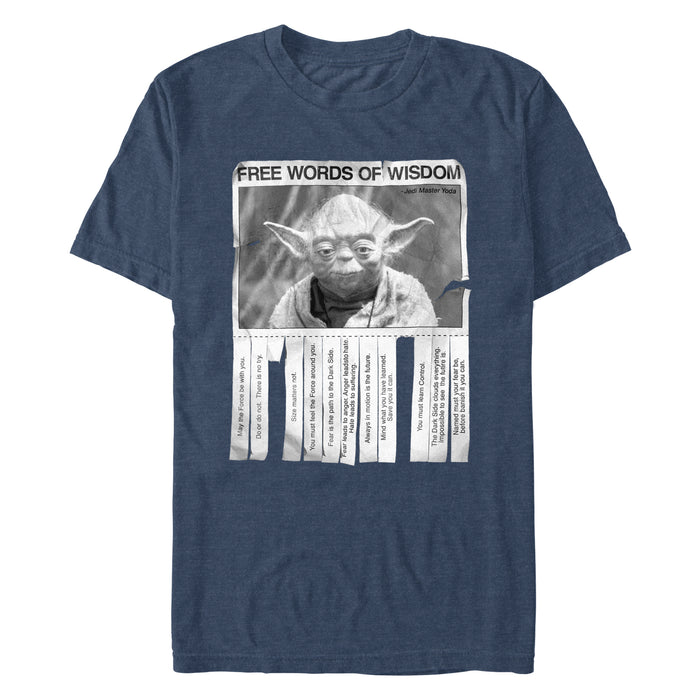 Men's Star Wars WORDS OF WISDOM T-Shirt