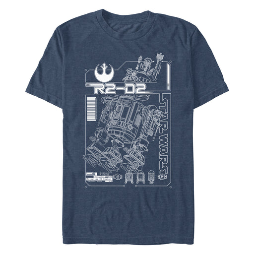 Men's Star Wars R2 Schematic T-Shirt