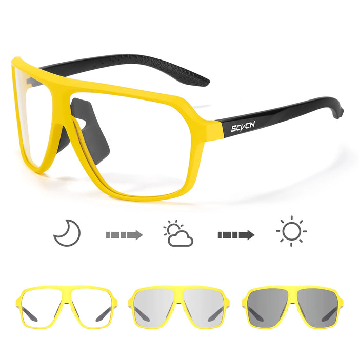 New UV400 Photochromic Cycling Sunglasses for Men MTB Road Bicycle Glasses Outdoor Sports Women Running Eyewear Bike Goggles