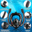 Snorkeling Mask Set, Adult Swimming Fins Set, Silicone Fins, Universal and Adjustable—Snorkeling Gear for a Summer of Fun