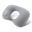 Almohada de cuello inflable en forma de U portátil con pulsador, suave soporte de aire, almohada de viaje cómoda para dormir en vuelos y coches