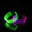 Upgrade 20/100/1000pcs Luminous Bracelet LED Sound Control Bracelets Wristbands Outdoor Sports Armband Glow Halloween Party