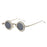 Nouvelles lunettes de soleil rondes rétro deux en un en titane pur pour femme, style Y2K, personnalité steampunk, haute qualité, pour homme, Gafas De Sol UV400